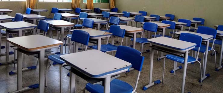 leeres Klassenzimmer, Foto: iStock / Getty Images Plus / Rodolfo Santos