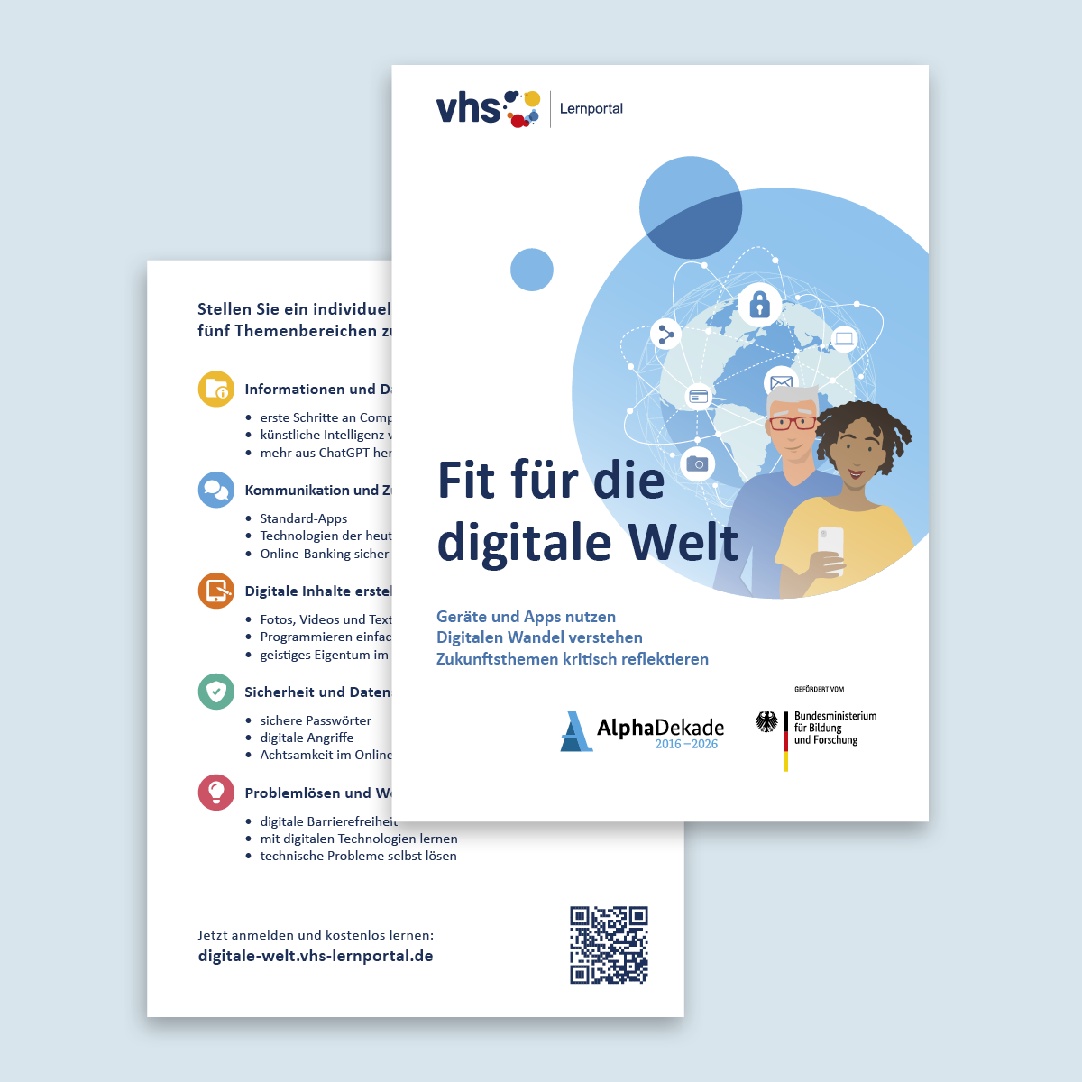 Postkarte "Digitale Welt"